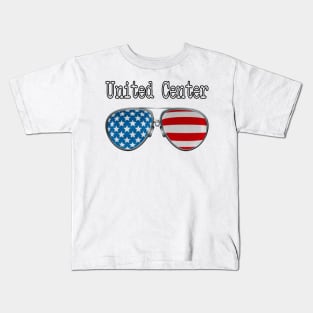 AMERICA PILOT GLASSES UNITED CENTER Kids T-Shirt